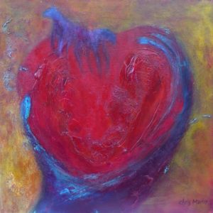 Hand, Heart and Soul Painting by Chris Marin